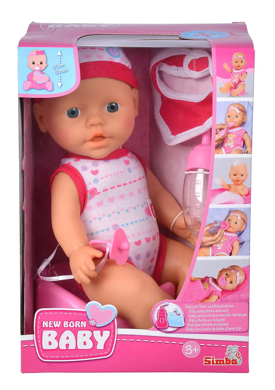 Кукла пупс Simba с аксессуарами 30 см (5037800) - фото 4 Кукла пупс Simba с аксессуарами 30 см (5037800) - фото 4