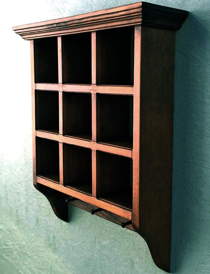 Полка для ванной из дерева Хилесхайм Капучино (ВНП/015309)