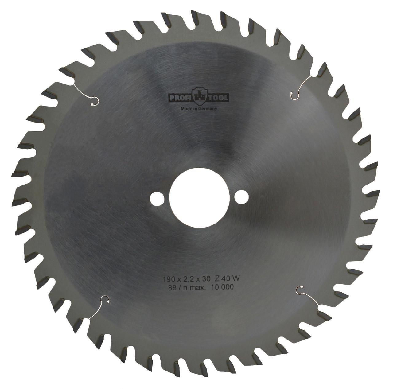 Диск пиляльний PROFITOOL Z 40 W 190х2,2х1,4х30 мм (2119004)