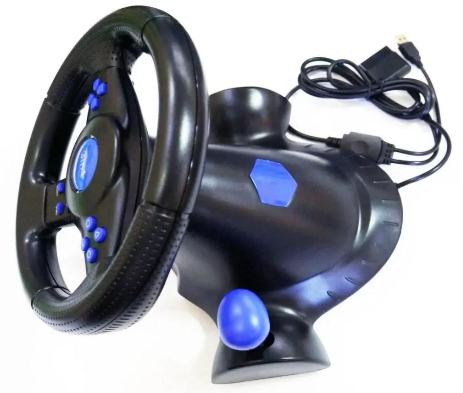 Кермо з педалями 3в1 Vibration Steering wheel (1756374628)