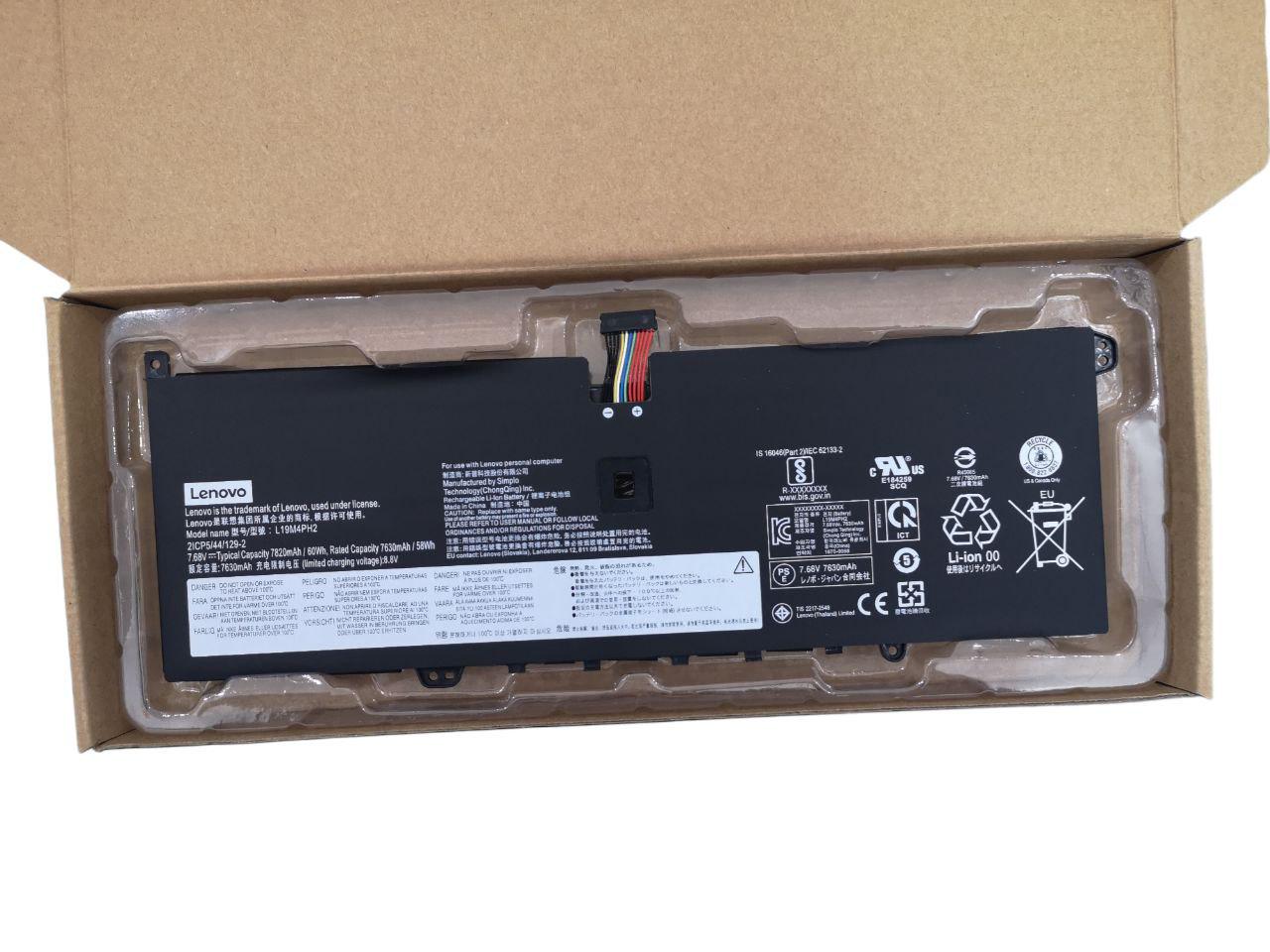 Аккумулятор для Lenovo IdeaPad Yoga 9 14ITL5/L19C4PH2/L19M4PH2 7820 mAh 60Wh (21768672)