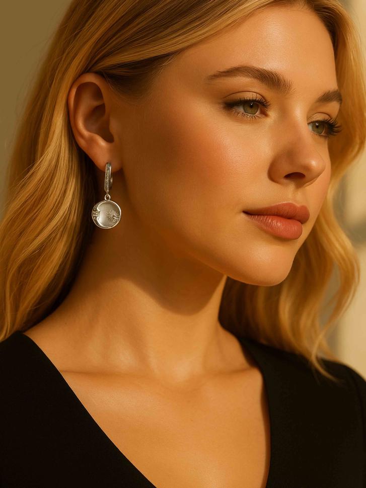 Сережки місяць (4927)