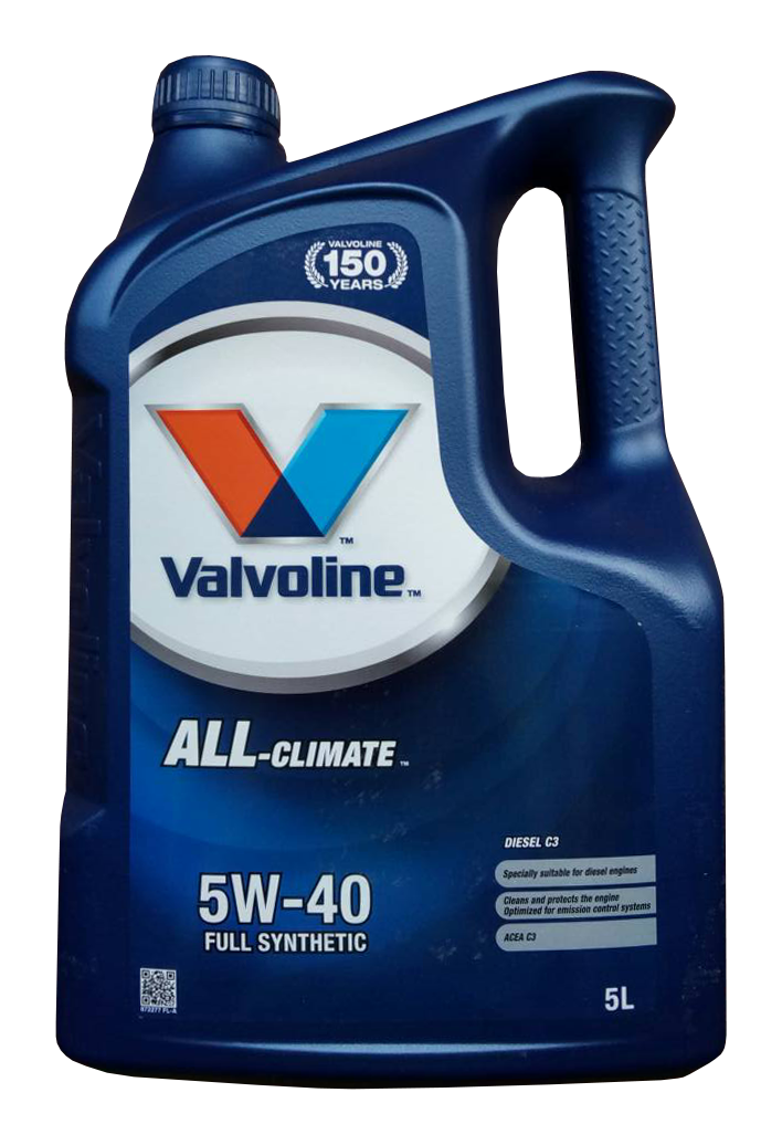 Моторное масло Valvoline All Climate Diesel C3 5W-40 5 л