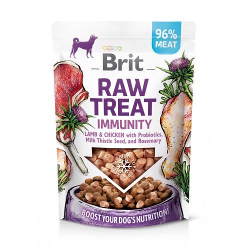 Снеки для собак Brit Raw Treat freeze-dried Immunity ягня і курка 40г Снеки для собак Brit Raw Treat freeze-dried Immunity ягня і курка 40г
