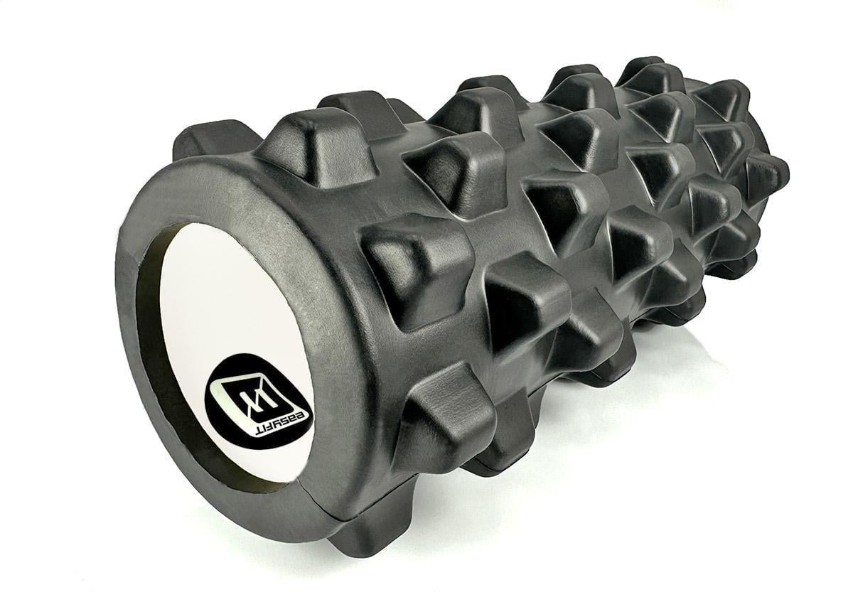 Массажный ролик EasyFit Grid Roller PRO 33 см Черный (EF-2015-BK)