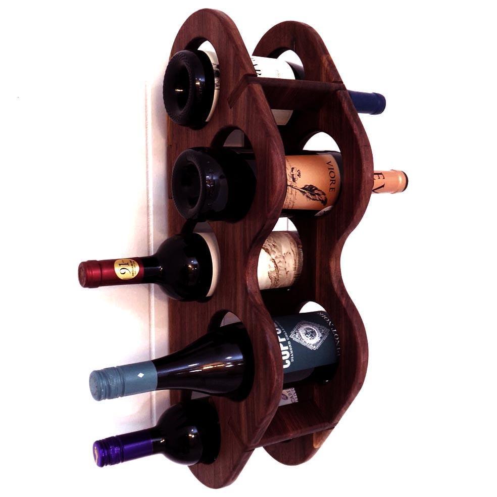 Полка для вина настенная из дерева Камогава Савоярди (ПНК-006615)