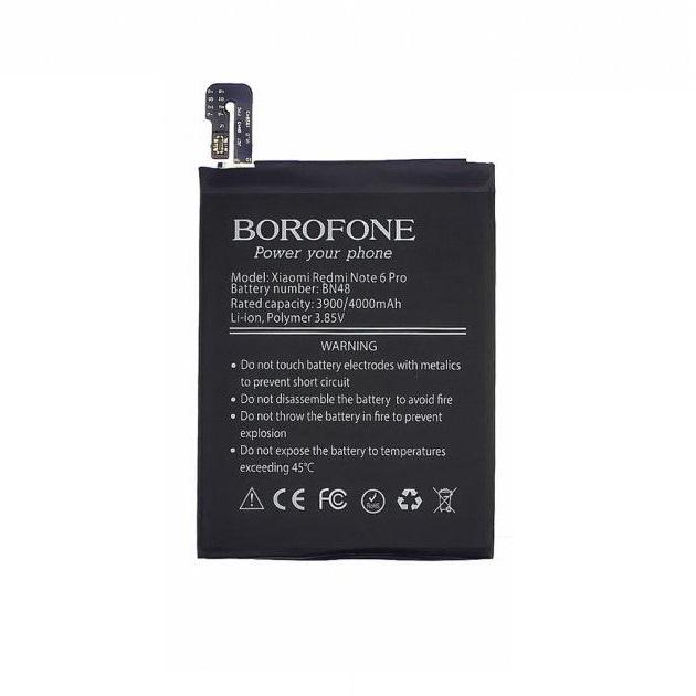 Акумулятор Borofone BN48 для Xiaomi Redmi Note 6 Pro (BOXI011602) Акумулятор Borofone BN48 для Xiaomi Redmi Note 6 Pro (BOXI011602)
