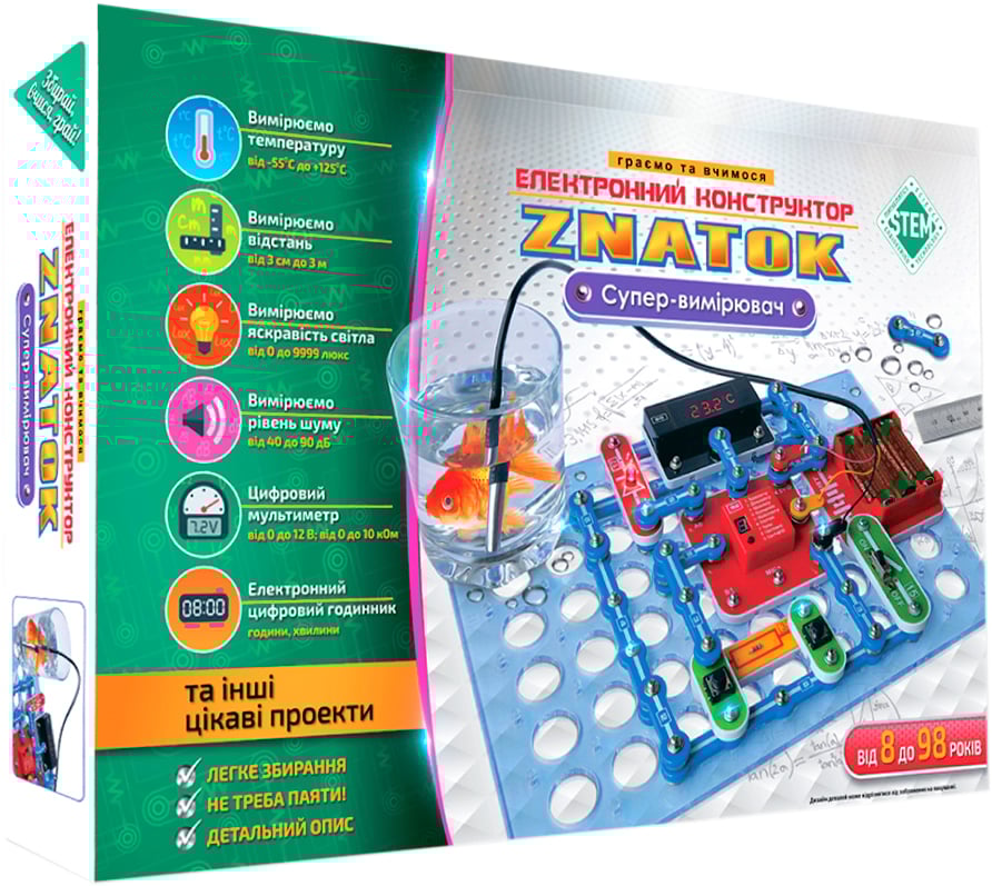 Конструктор Znatok Суперизмеритель (17 проектов)