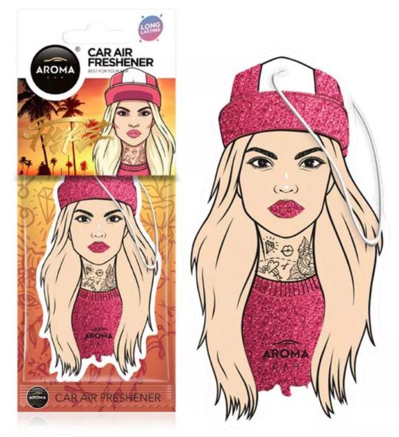 Освіжувач сухий у формі листка Aroma Hype Girl Cap 83263 (450362)