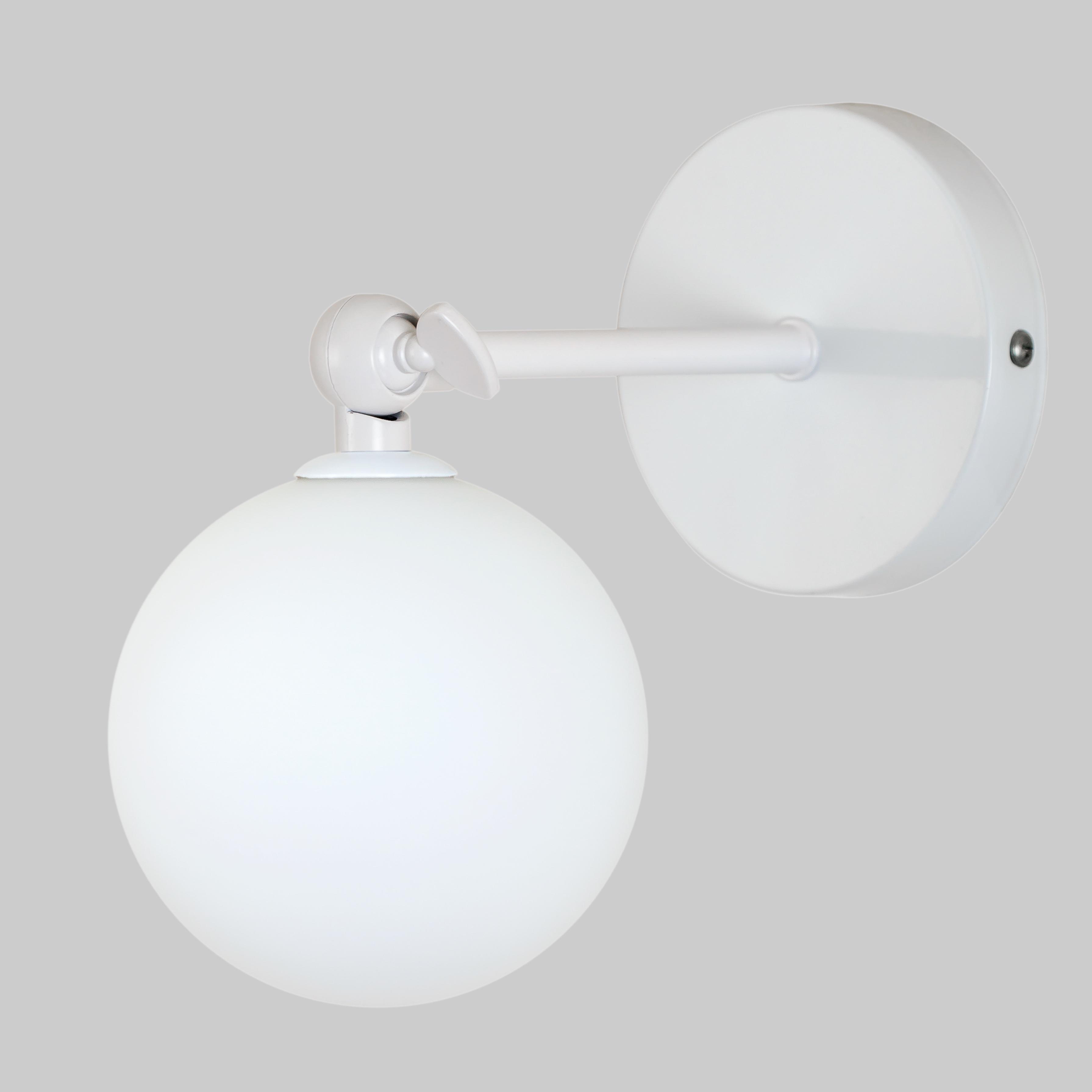 Бра Globe Wall Light 10 см Белый (61-W100F-1 WH+WH)
