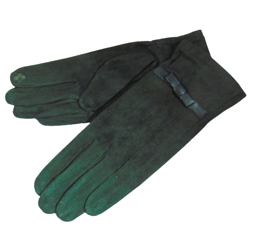 Перчатки замшевые сенсорные Anjela А2 без утеплителя р. 8 Зеленый (1675765660)