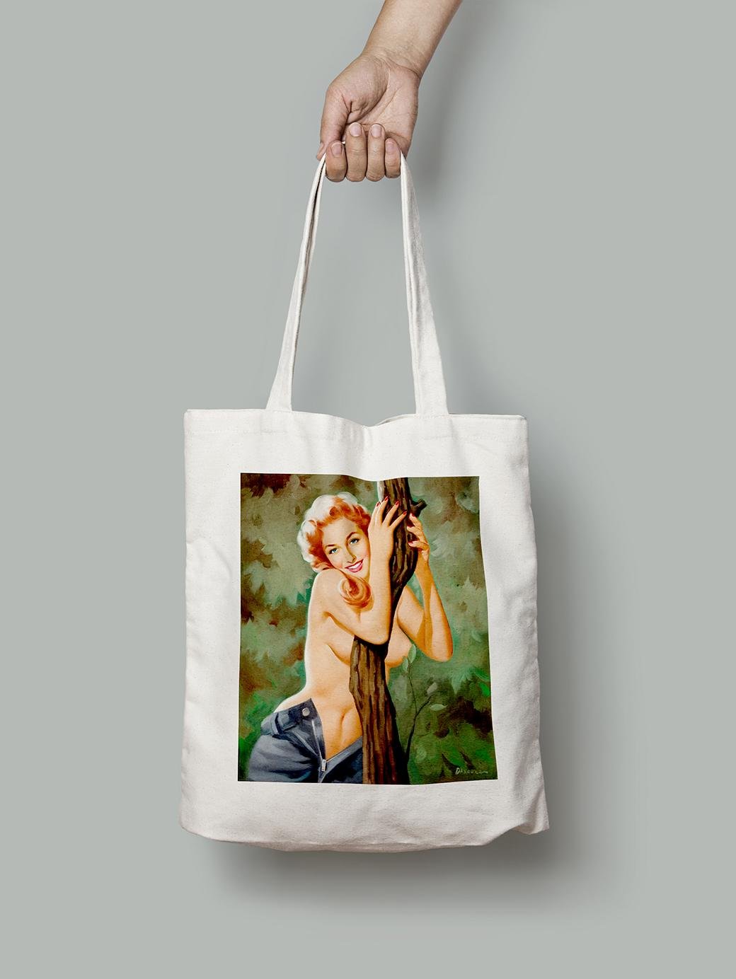 Эко-сумка Лесная нимфа. Эдвард Д'Анкония шопер (pin_up010292_Bag)