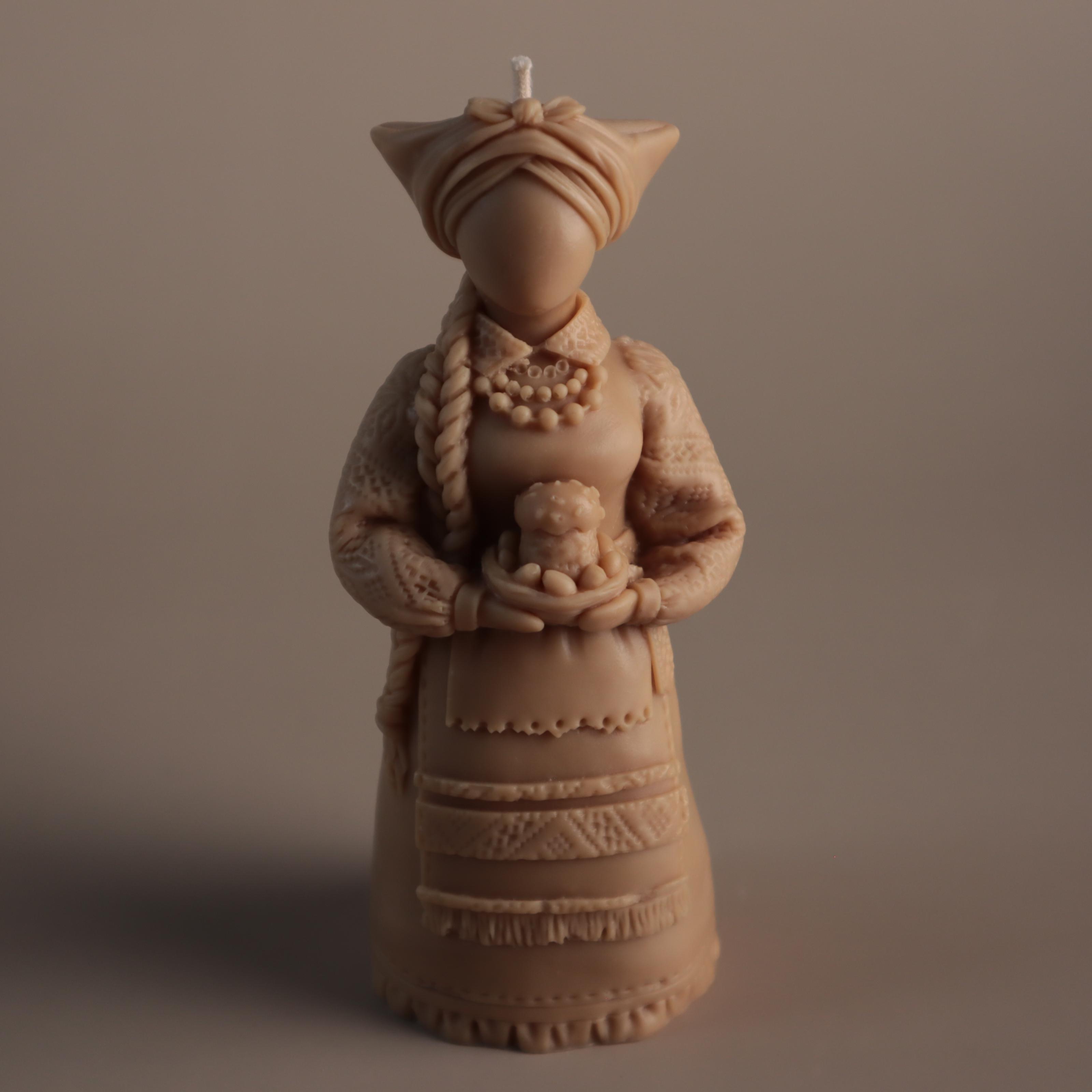 Аромасвічка соєва Wax Harmony Ваніль Лялька-мотанка Берегиня Великодня Коричневий (1001311) Аромасвічка соєва Wax Harmony Ваніль Лялька-мотанка Берегиня Великодня Коричневий (1001311)