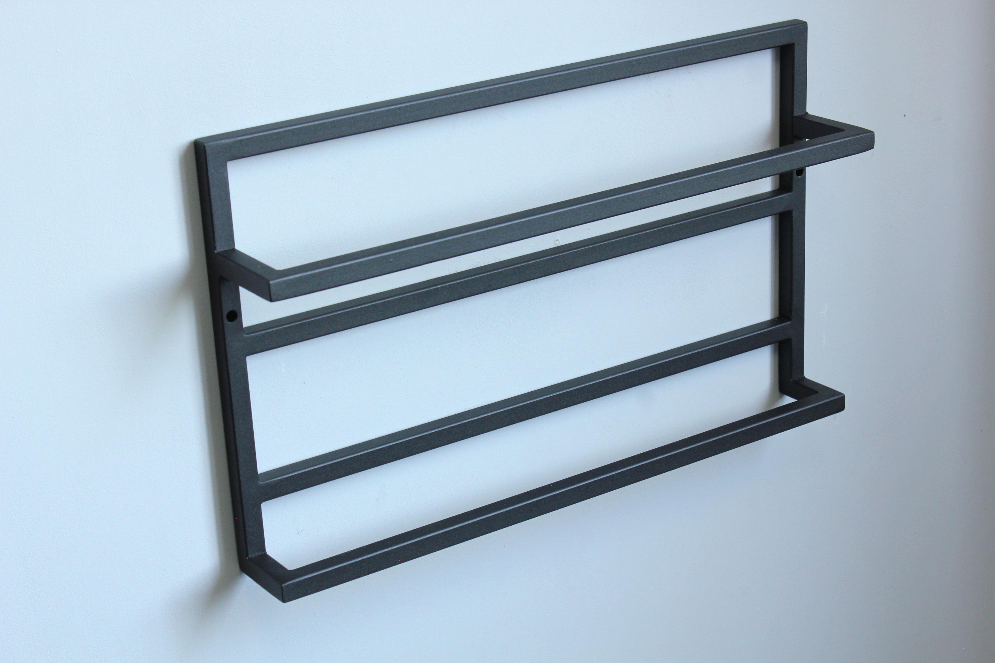 Полка настенная для обуви металлическая/компактная 40х30х9 см (ML-51.1) - фото 2