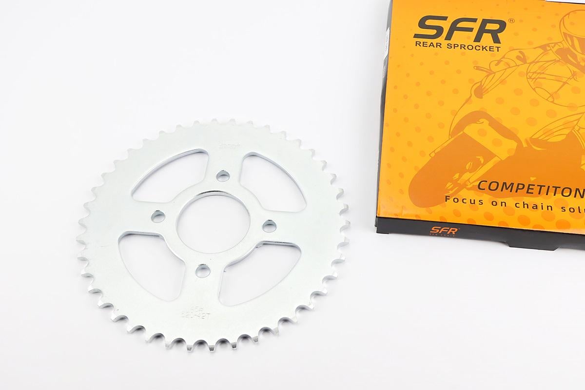 Зірка задня до мотоцикла BAJAJ PULSAR P-180cc Loncin LX200GY-7A 520-42T d=58 4 отвори 90 мм