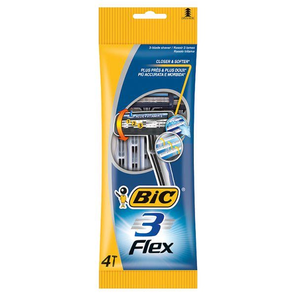 Станки для гоління BIC Flex 3 леза 4 шт. (5448)