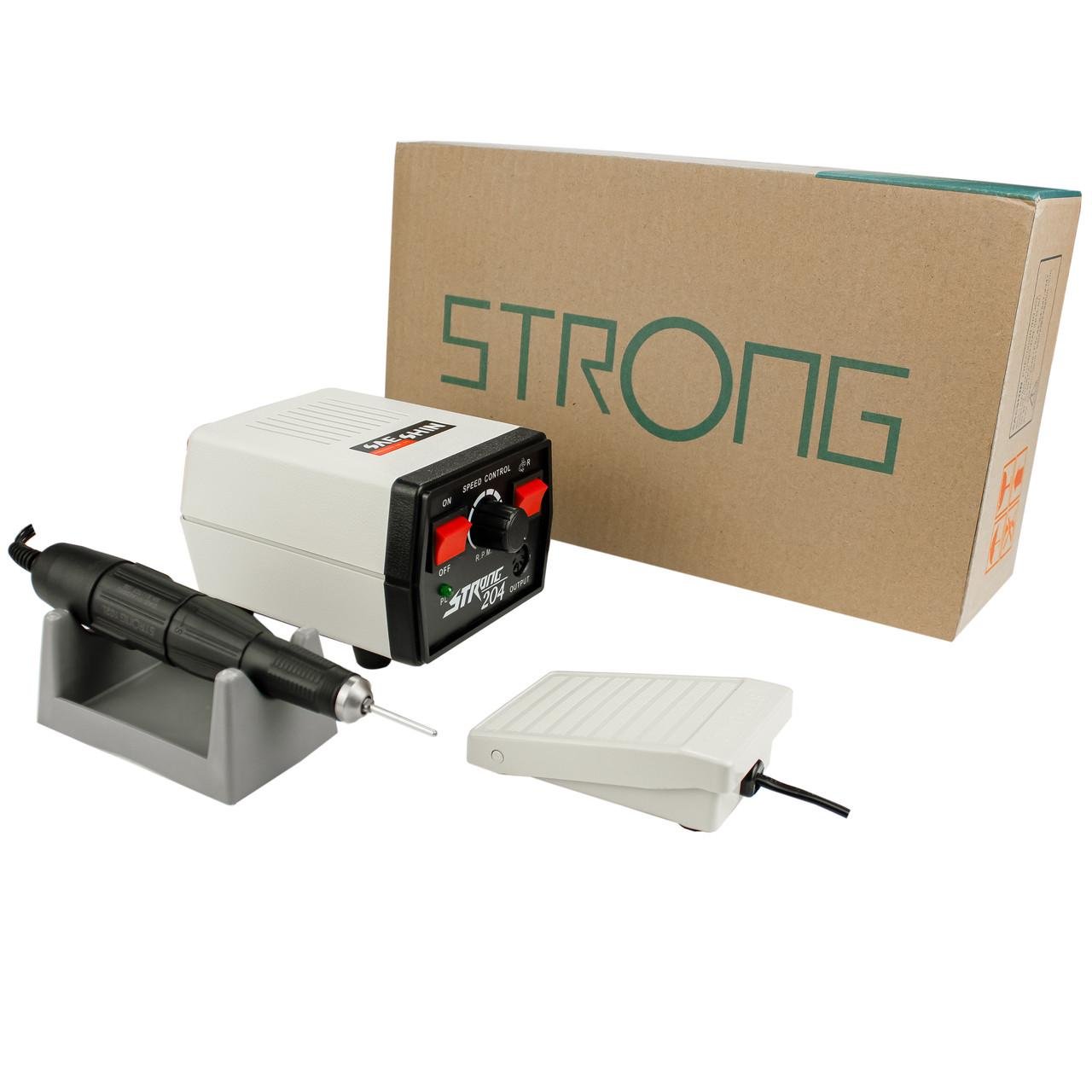 Фрезер для манікюру та педикюру Strong 204 102L 65W/35000 об Білий (30590080) - фото 2 Фрезер для манікюру та педикюру Strong 204 102L 65W/35000 об Білий (30590080) - фото 2