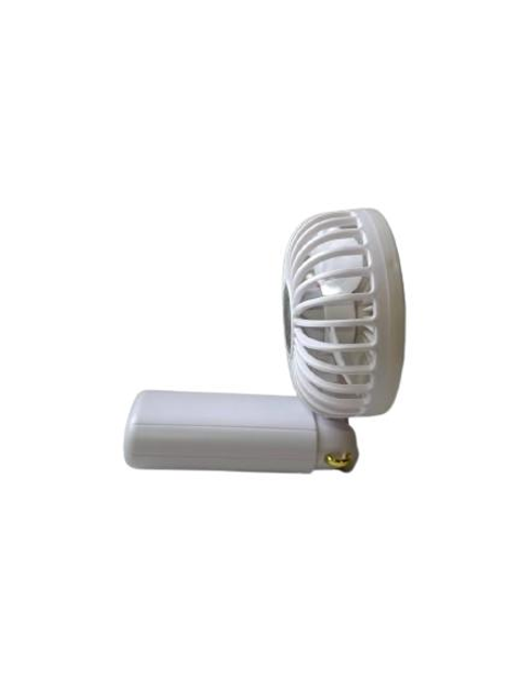 Вентилятор акумуляторний міні А-18 з підставкою для телефону та ремінцем на шию Білий (3628) - фото 3 Вентилятор акумуляторний міні А-18 з підставкою для телефону та ремінцем на шию Білий (3628) - фото 3