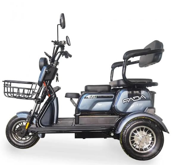 Электротрайк FADA Bulli 600W Голубой