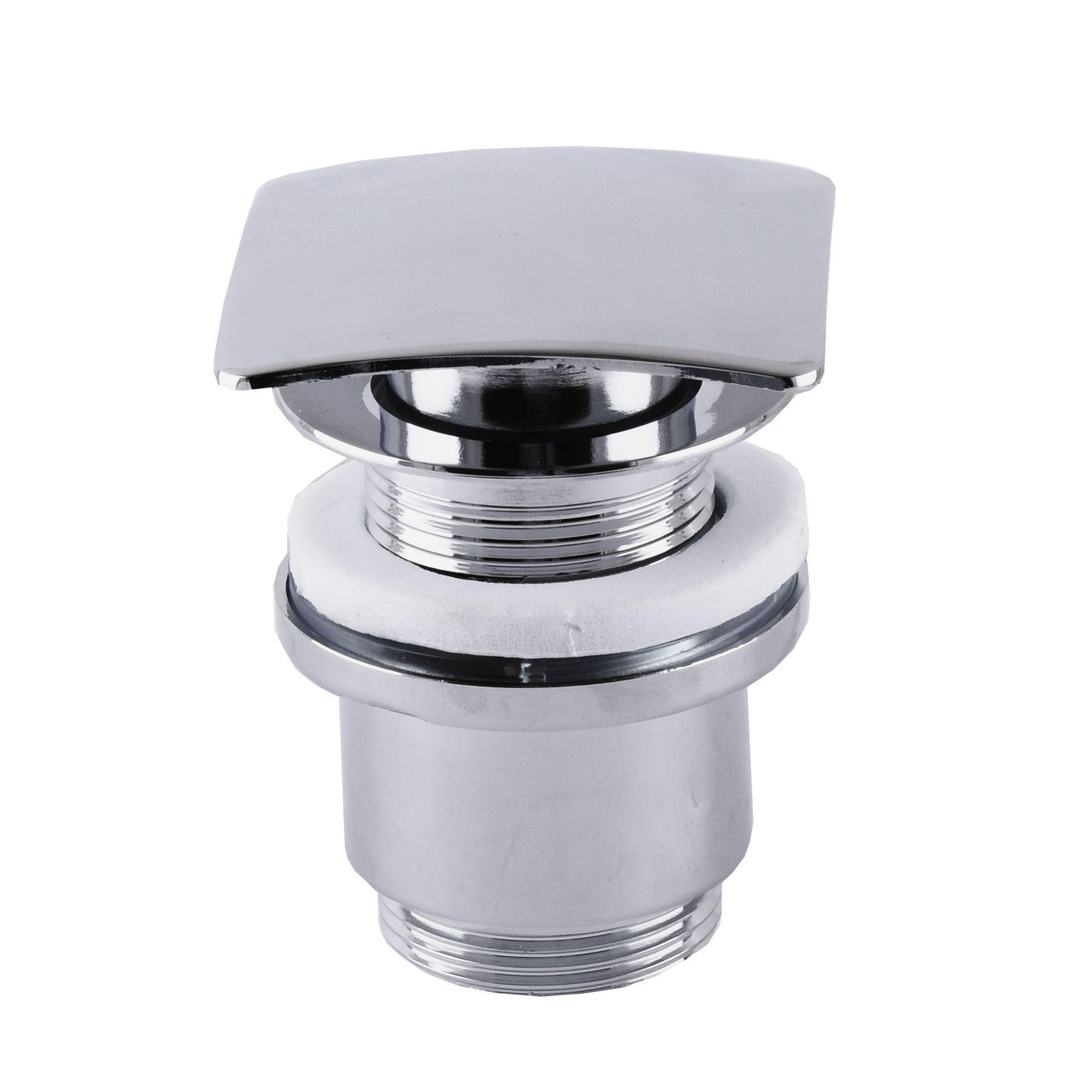 Донный клапан HG-043B- Click-clack квадро латунь с переливом (000020801) - фото 3 Донный клапан HG-043B- Click-clack квадро латунь с переливом (000020801) - фото 3