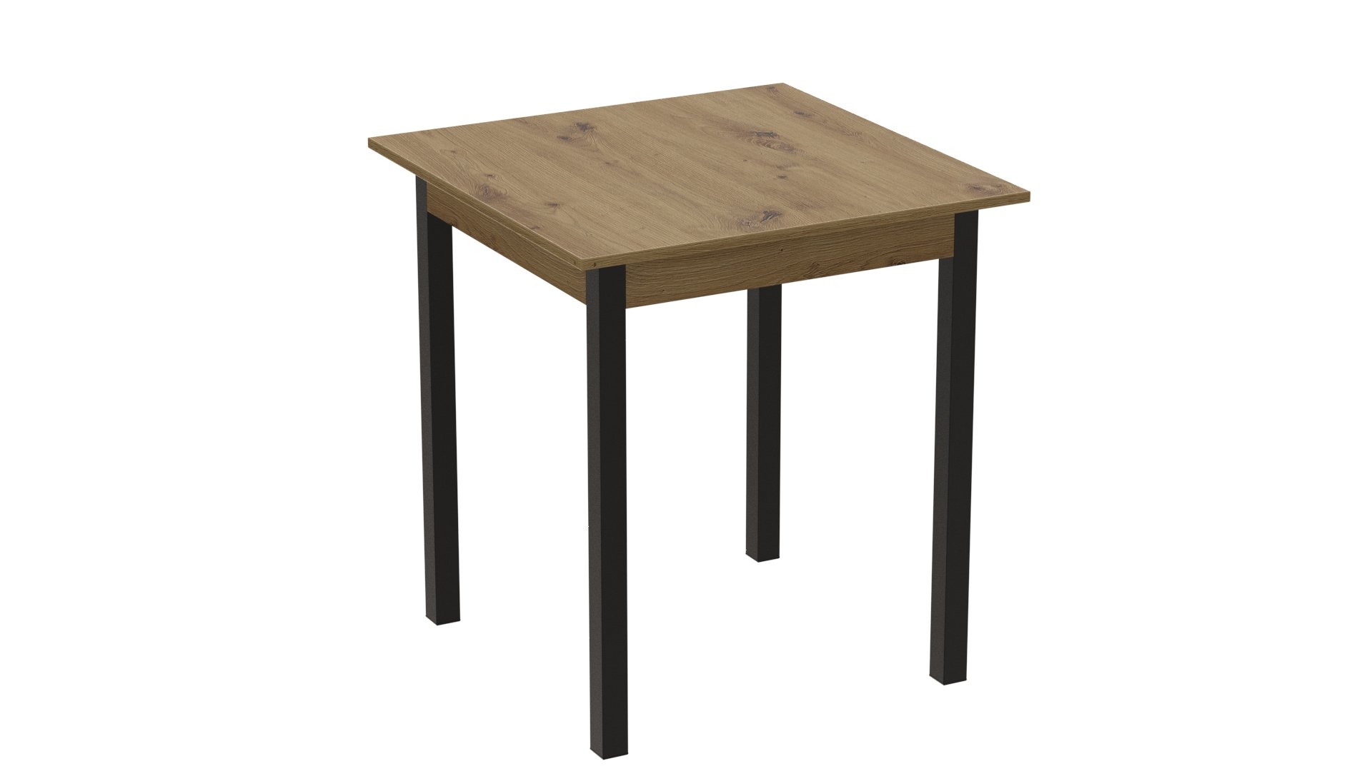 Стол кухонный Ferrum-decor Диего ДСП 16 мм 75x80x80 см Черный/Дуб Артизан (DIE0006) - фото 1 Стол кухонный Ferrum-decor Диего ДСП 16 мм 75x80x80 см Черный/Дуб Артизан (DIE0006) - фото 1