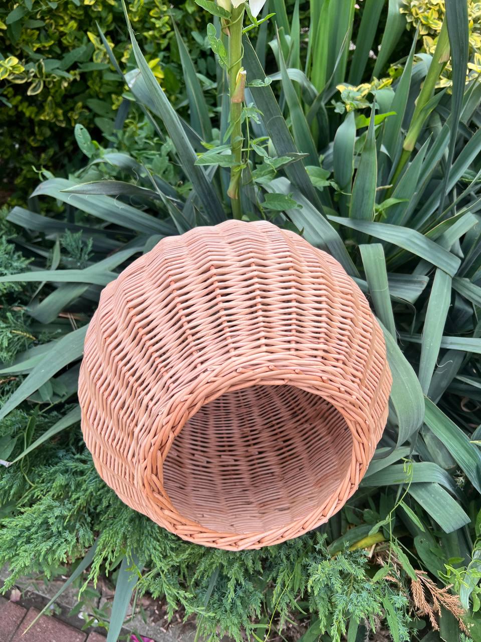 Абажур плетеный из лозы 30х30 см (27271830) - фото 5