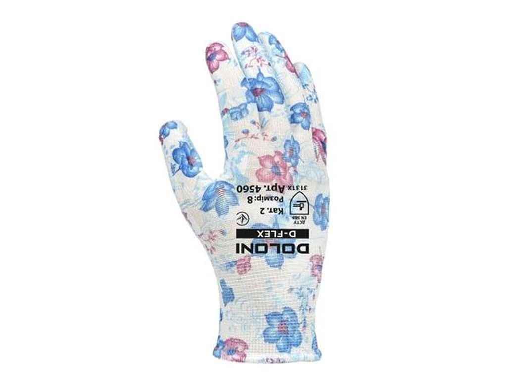 Перчатки рабочие трикотажные Doloni с полиуретановым покрытием 4560 р. 8 (510686)