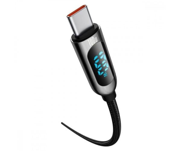 Кабель Data BASEUS Display Type-C to Type-C 100W 2 м Black - фото 5