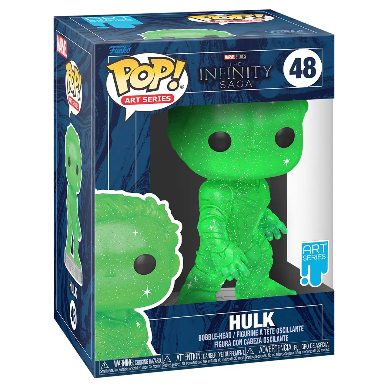 Фігурка колекційна Funko POP! Art Series Bobble Marvel Infinity Saga Hulk w/Case Green (FUN25491660)