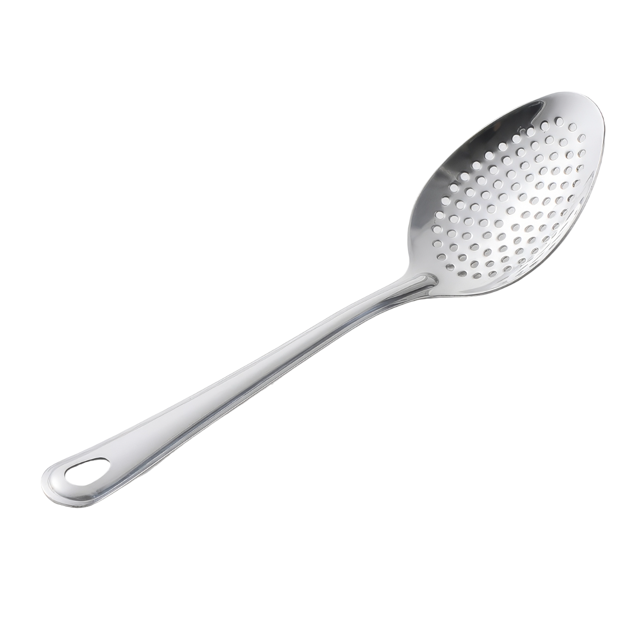 Ложка-шумовка металлическая из нержавеющей стали