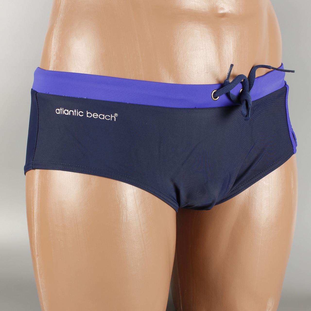 Плавки-хіпси чоловічі пляжні Atlantic Beach 7691k р. 46 Темно-синій (7691) - фото 2 Плавки-хіпси чоловічі пляжні Atlantic Beach 7691k р. 46 Темно-синій (7691) - фото 2