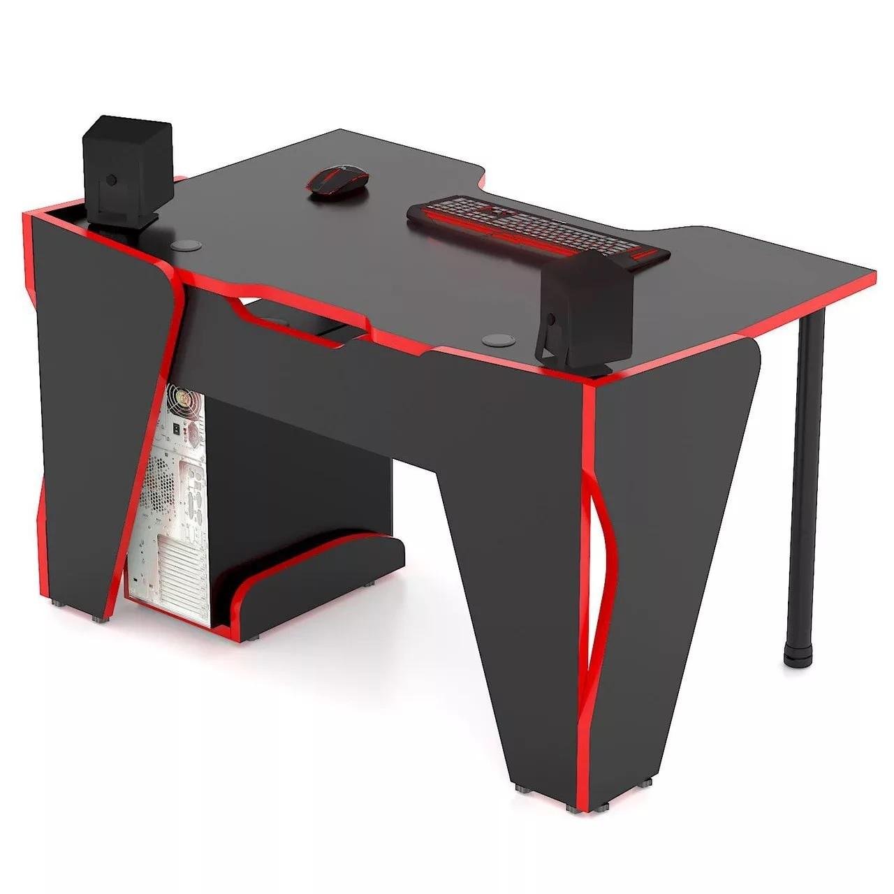 Стіл геймерський CNC mebli King GT15 150 см Black/Red (10356)
