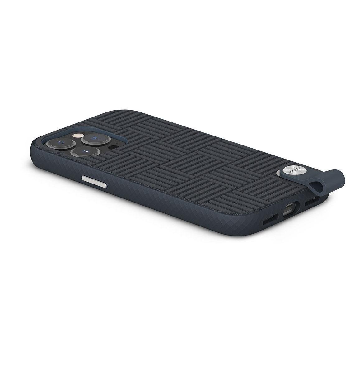 Чохол-накладка Moshi Altra Slim Hardshell Case with Wrist Strap for iPhone 13 Pro, Midnight Blue (99MO117533) - фото 3