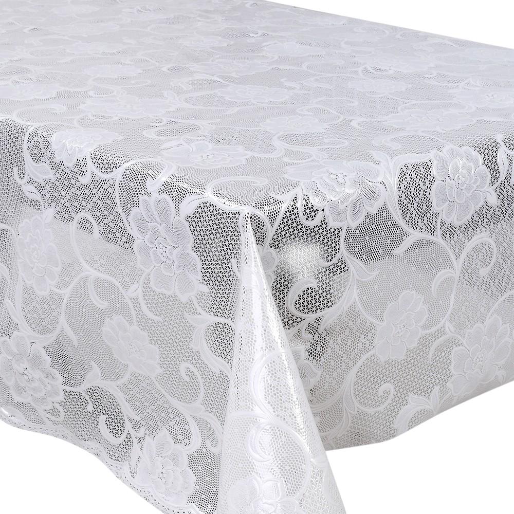 Клеенка на стол Lace MA-5723 1,37х20 м Белый (33148581)