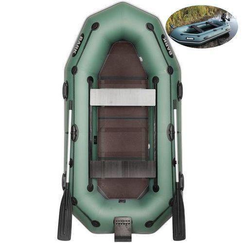 Надувная лодка Bark B-260KNPD ПВХ 2-х местная гребная с транцем сплошное дно привальный брус - фото 2