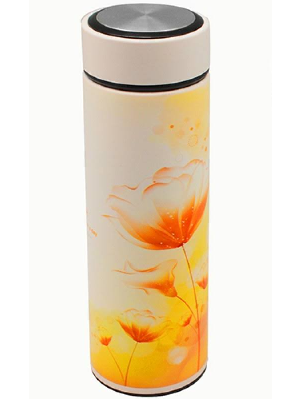 Термос железный с ситечком Эустома 450 мл (MMS-MT-3348)