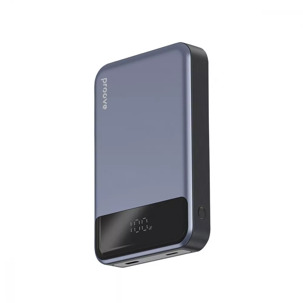 Внешний аккумулятор Proove Magnetic PowerBank Hoodman 20W 10000mAh Gray Внешний аккумулятор Proove Magnetic PowerBank Hoodman 20W 10000mAh Gray