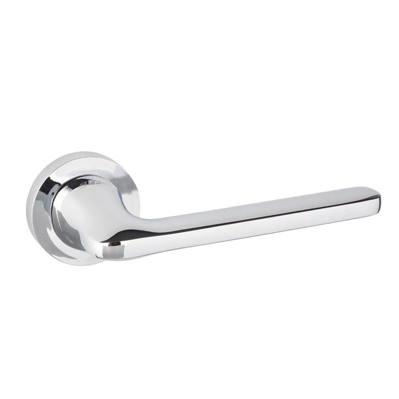 Ручка дверная на круглой розетке R10 Siba GLORY хром (E12 0 07 07 R10)