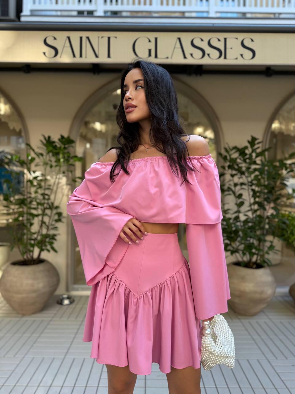 Комплект жіночий софт р. 46/48 Рожевий (31981675)