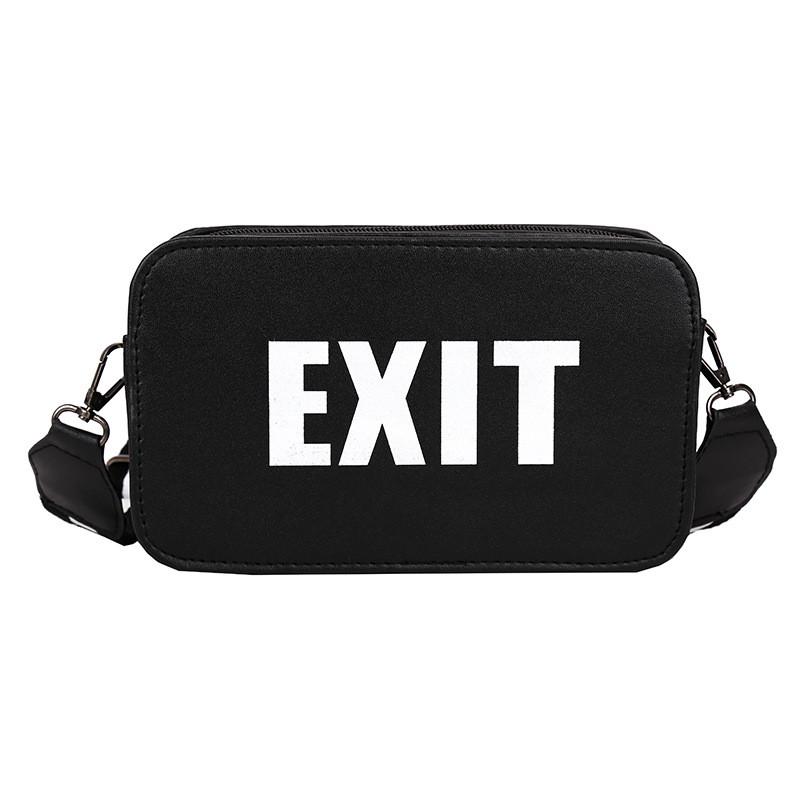 Сумка женская на ремешке кросс-боди EXIT прямоугольная Черный