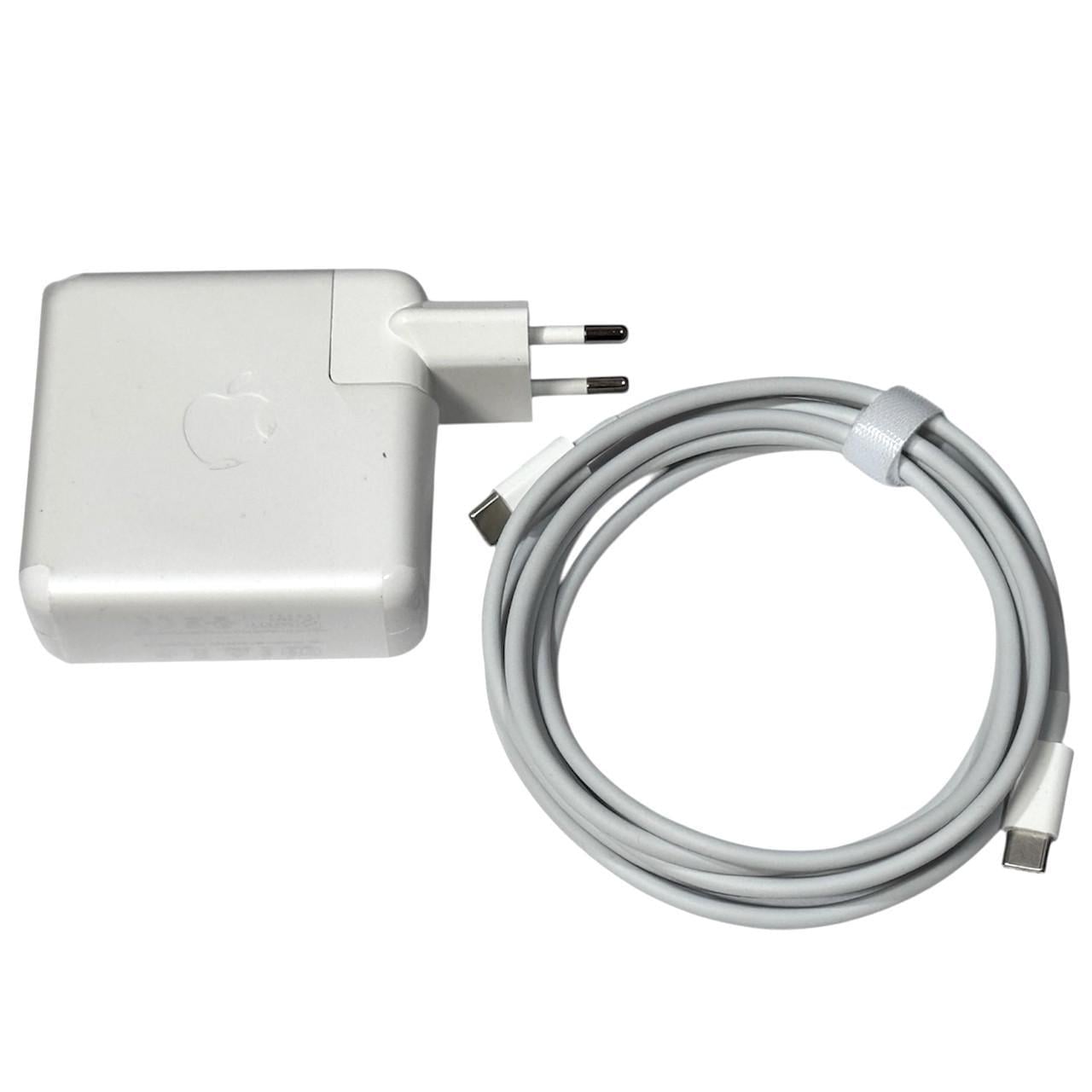 Адаптер питания для ноутбука Apple MacBook 20,3 V/3A/61 W USB Type-C квадратный с вилкой и кабелем