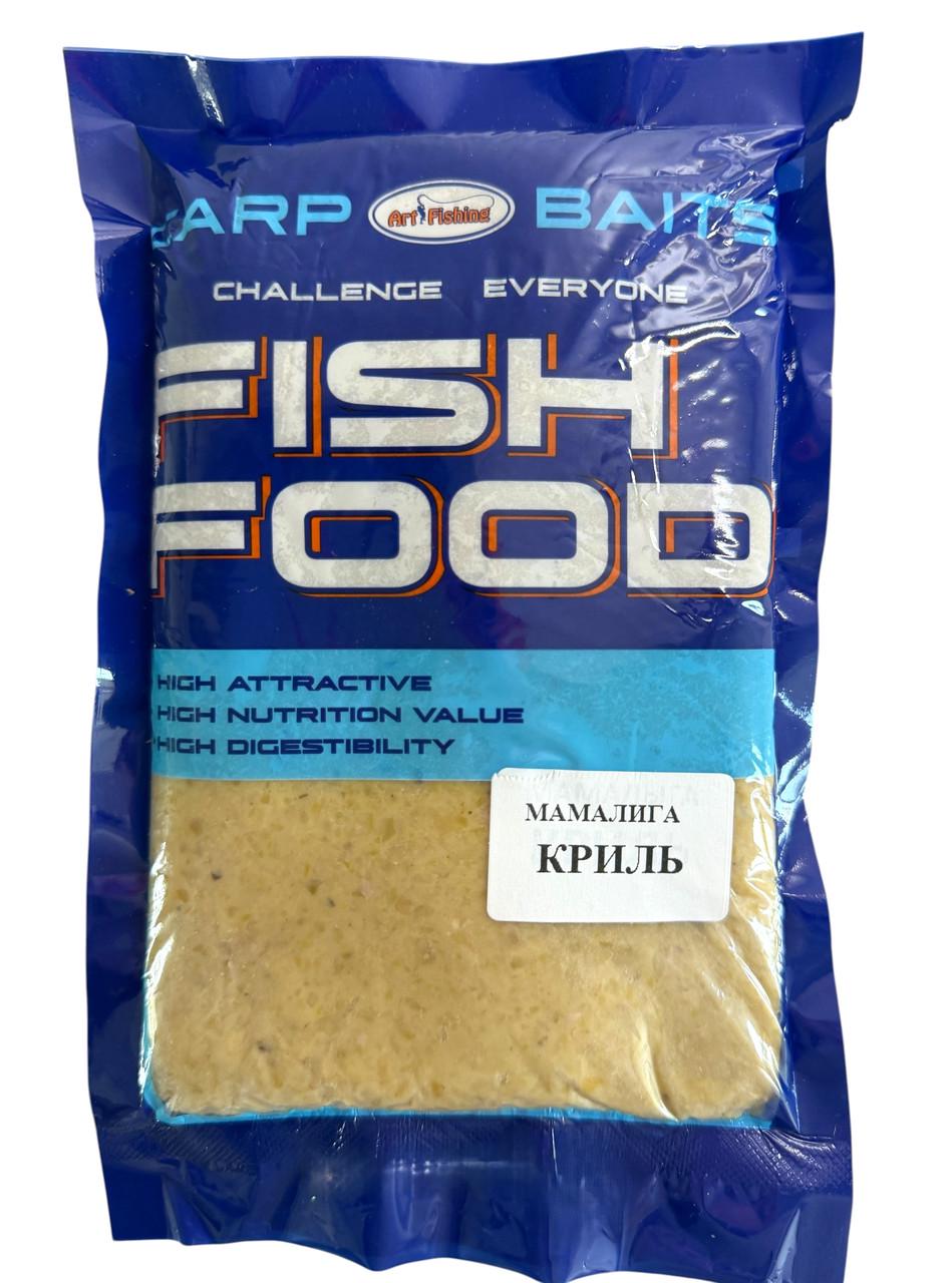Мамалыга Art Fishing вкус Криль 500 г готовая рыболовная насадка и прикормка Мамалыга Art Fishing вкус Криль 500 г готовая рыболовная насадка и прикормка