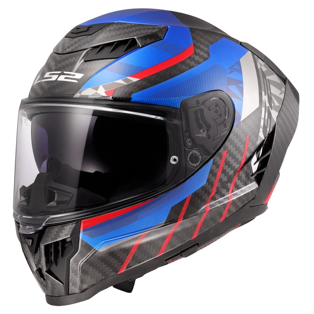 Мотошлем LS2 FF807 Dragon Trax 2XL Blue/Red (47627)