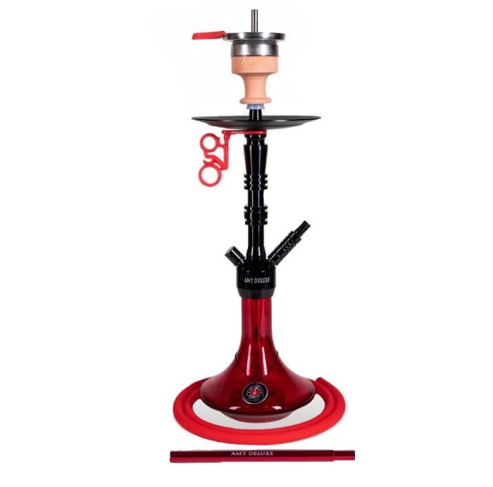 Кальян AMY Deluxe 069.02 Alu Lima S на 1 персону 60 см Красный (827228274)