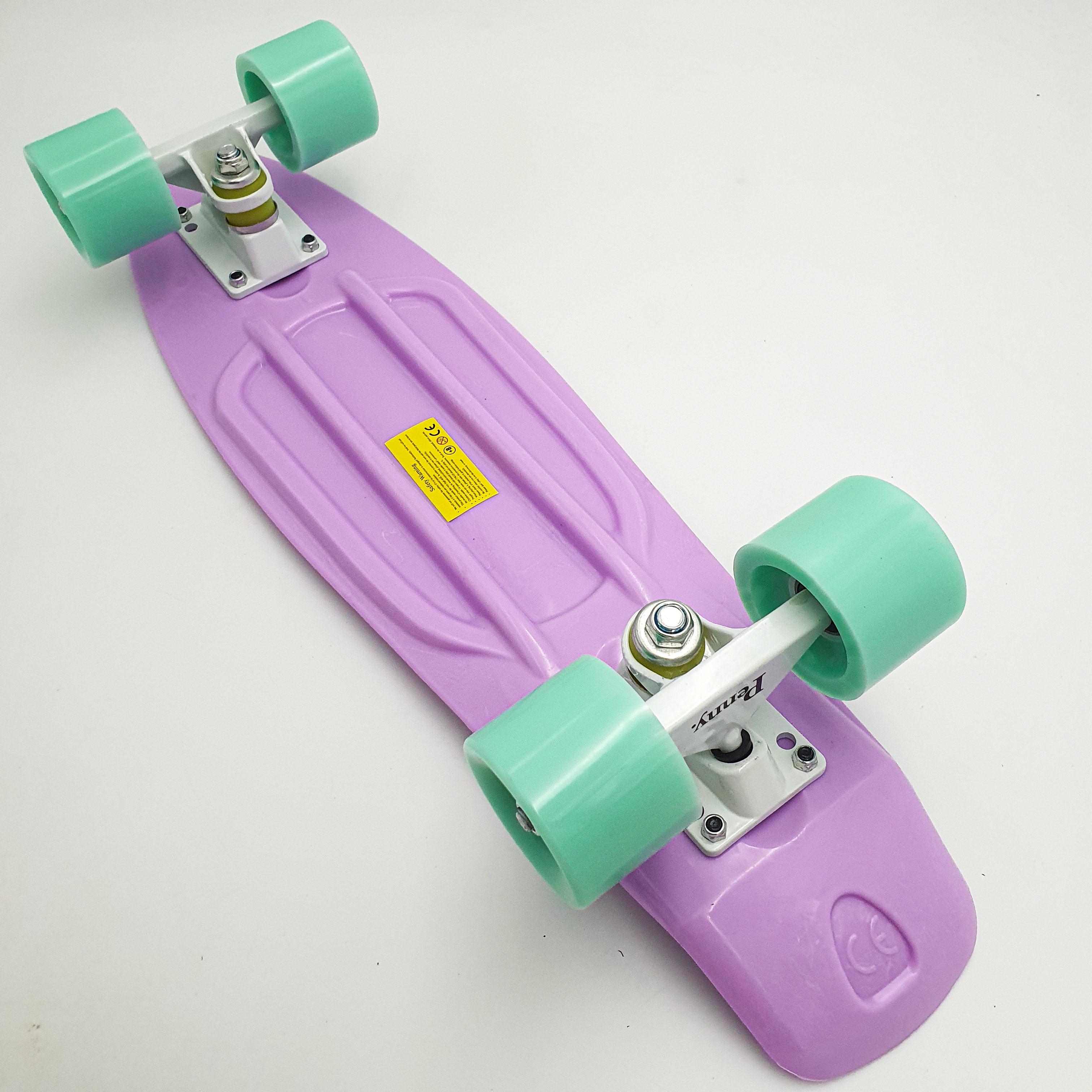 Пенниборд Pastel Series ABEC-7 55х15 см до 80 кг Лиловый - фото 5