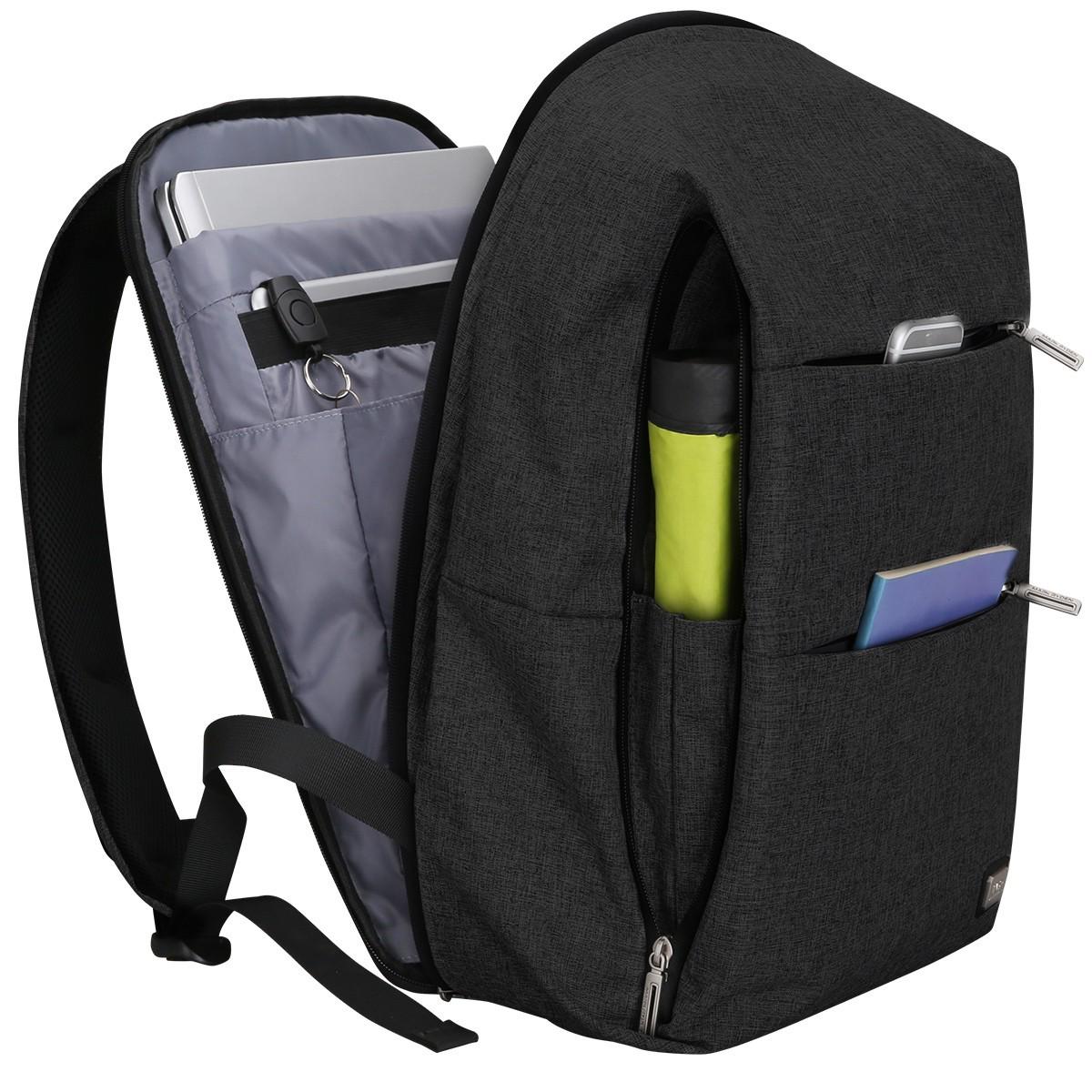 Міський рюкзак Mark Ryden Traffic MR5911 BK для ноутбука 15,6" з USB 20 л Чорний