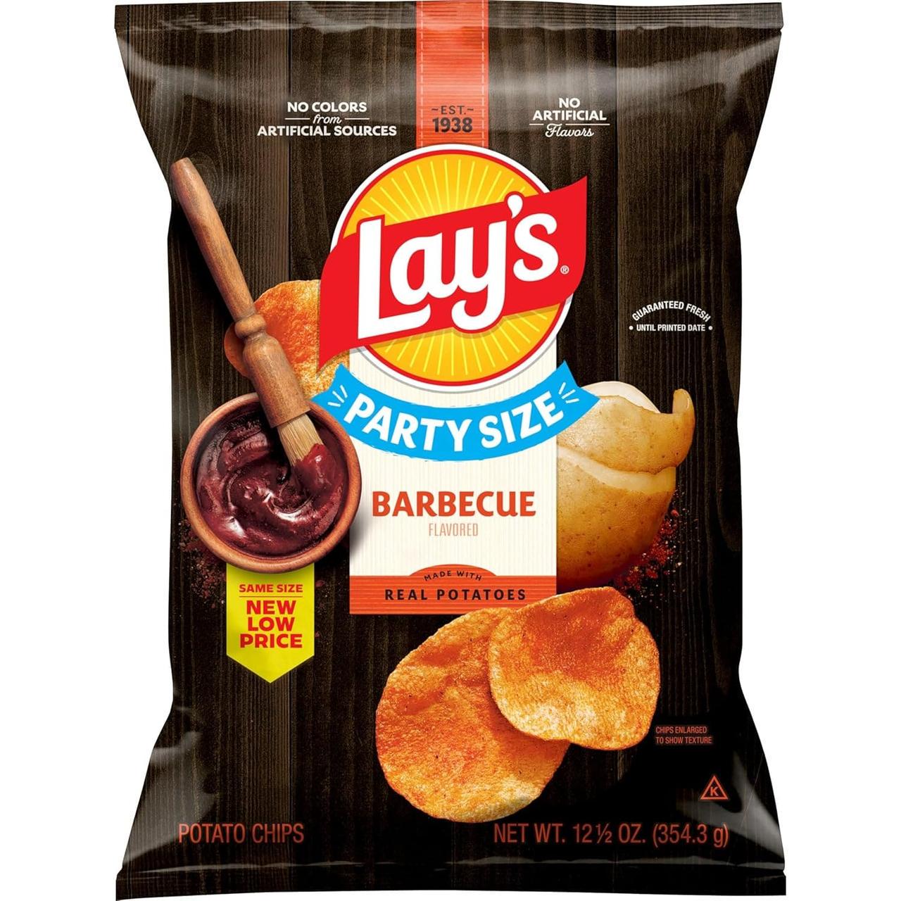 Чипси Lay's Party Size Barbecue Flavored 354,3 г (2993088344) Чипси Lay's Party Size Barbecue Flavored 354,3 г (2993088344)
