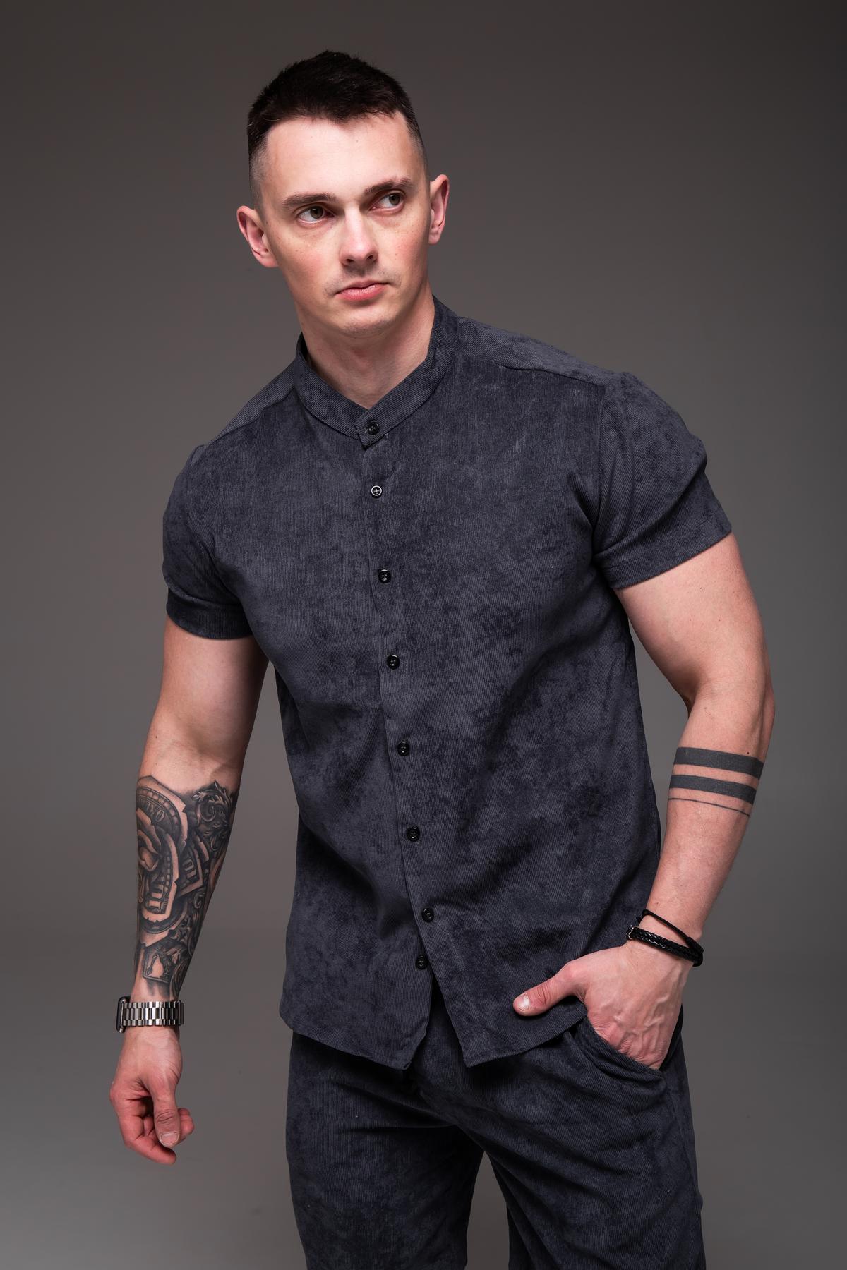 Костюм мужской вельветовый летний S Серый (2377/1/1) - фото 6 Костюм мужской вельветовый летний S Серый (2377/1/1) - фото 6