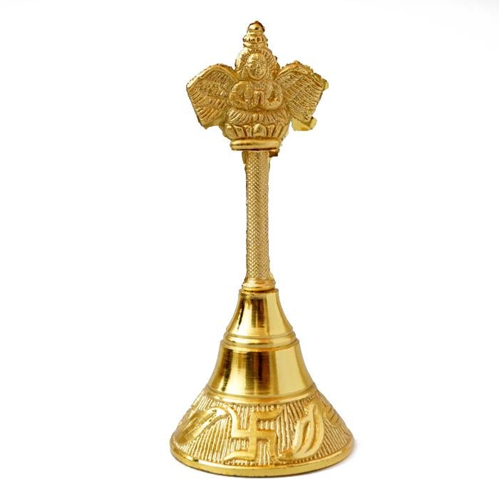 Дзвіночок латунний Гханта з Гарудою №5 (9070456)