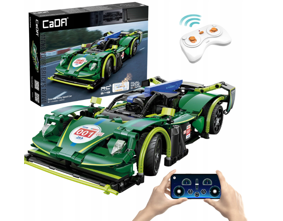 Конструктор детский CaDa Emerald Deity Машина на радиоуправлении для мальчика 388 дет. (22774741) - фото 2 Конструктор детский CaDa Emerald Deity Машина на радиоуправлении для мальчика 388 дет. (22774741) - фото 2